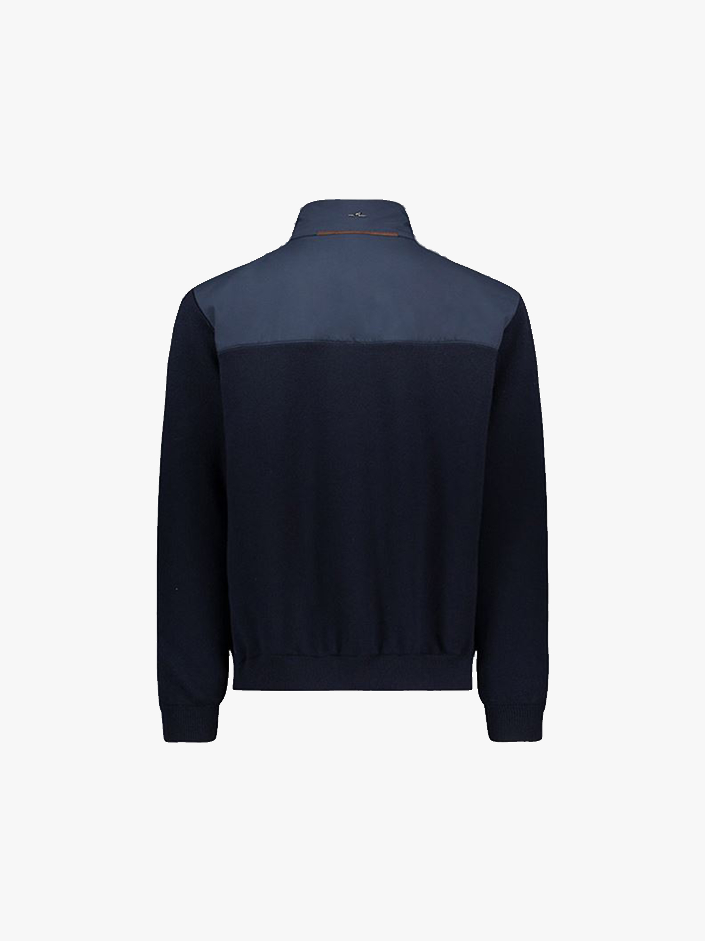 Blusão Combinado com Gola Alta