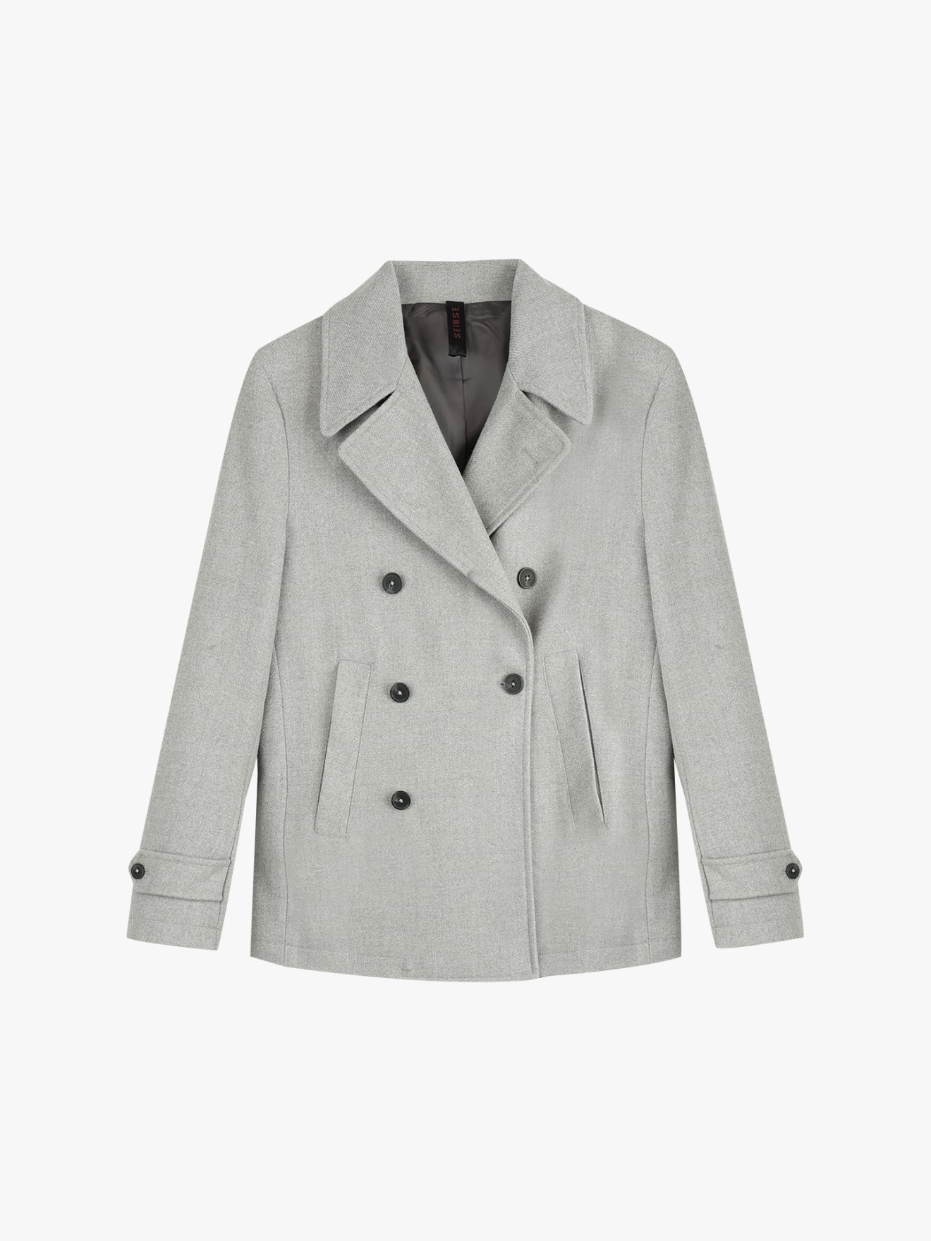 Casaco com Gola de Lapela