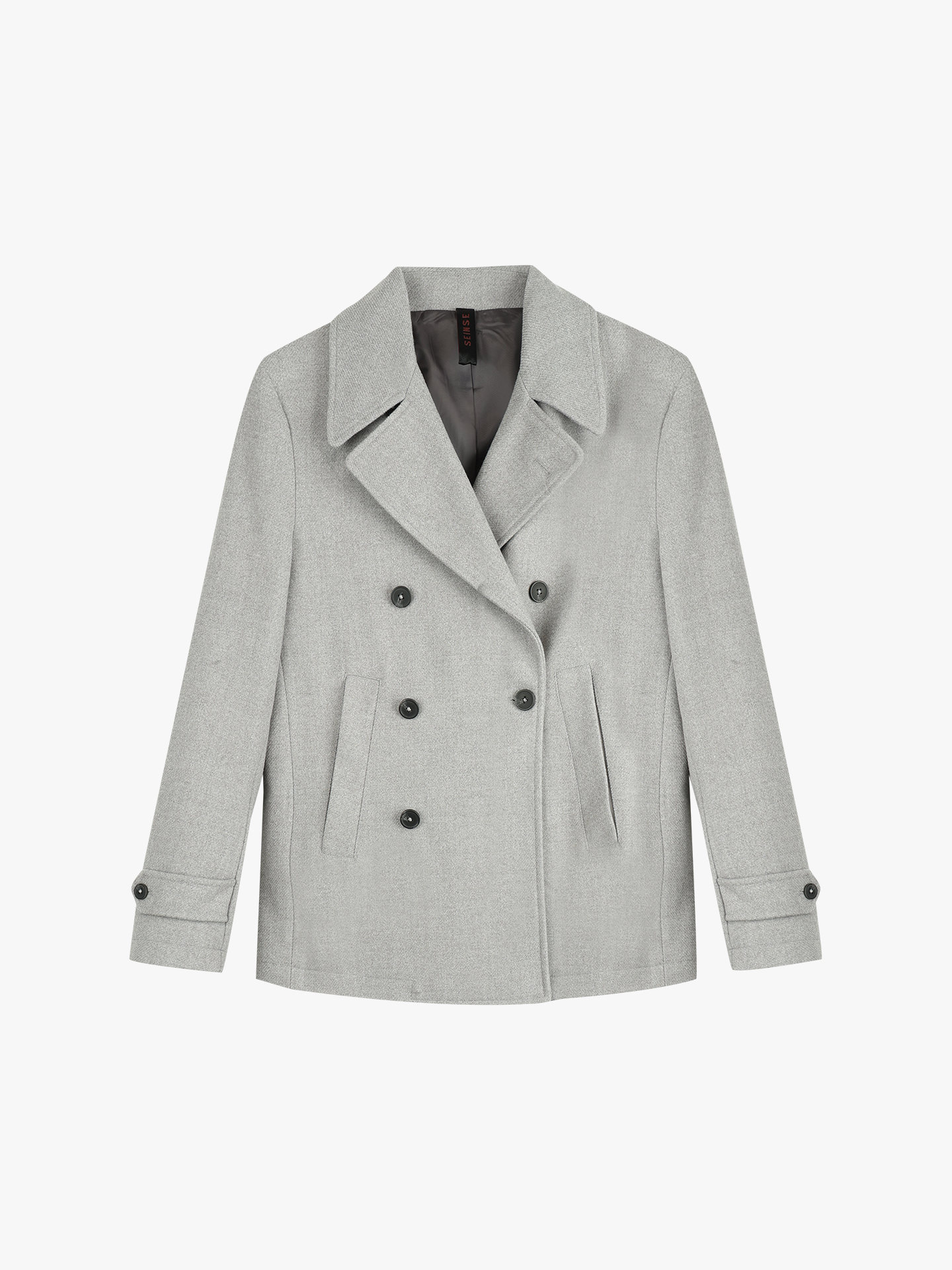 Casaco com Gola de Lapela