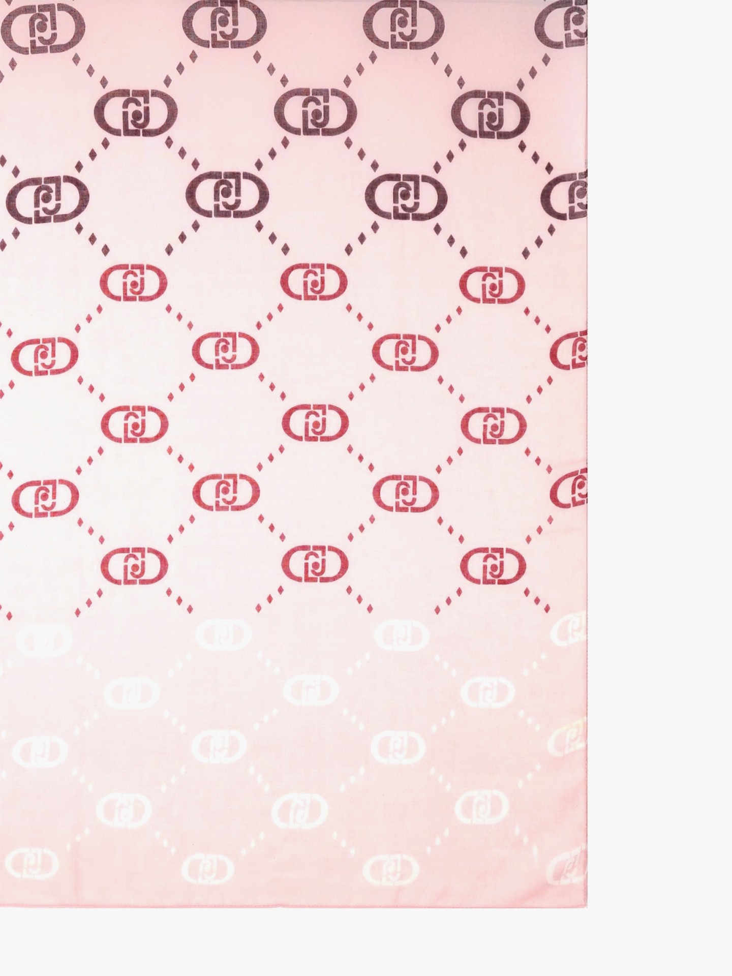 Echarpe com Monograma Estampado