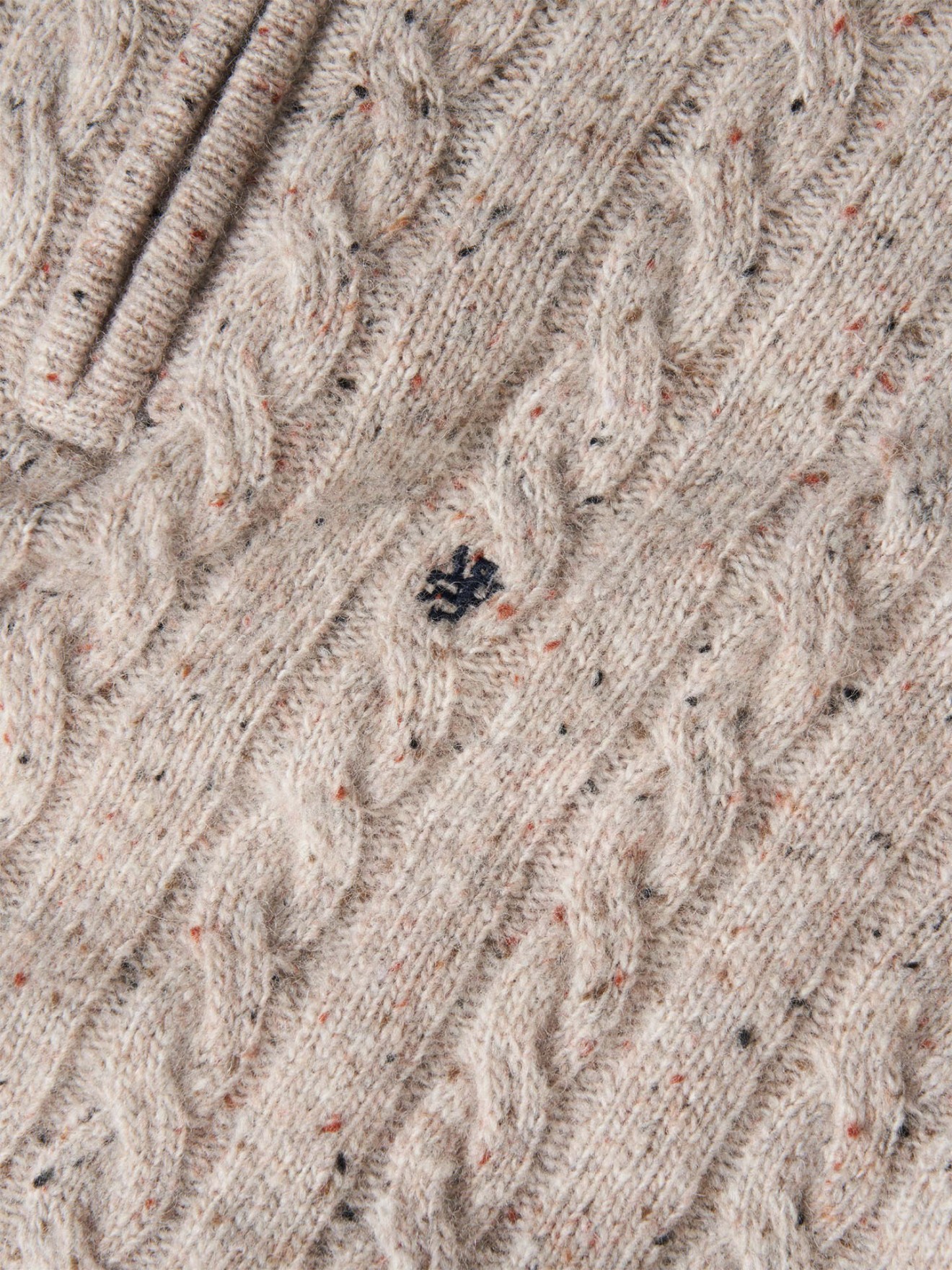 Camisola de Malha Tricotada Meia Gola