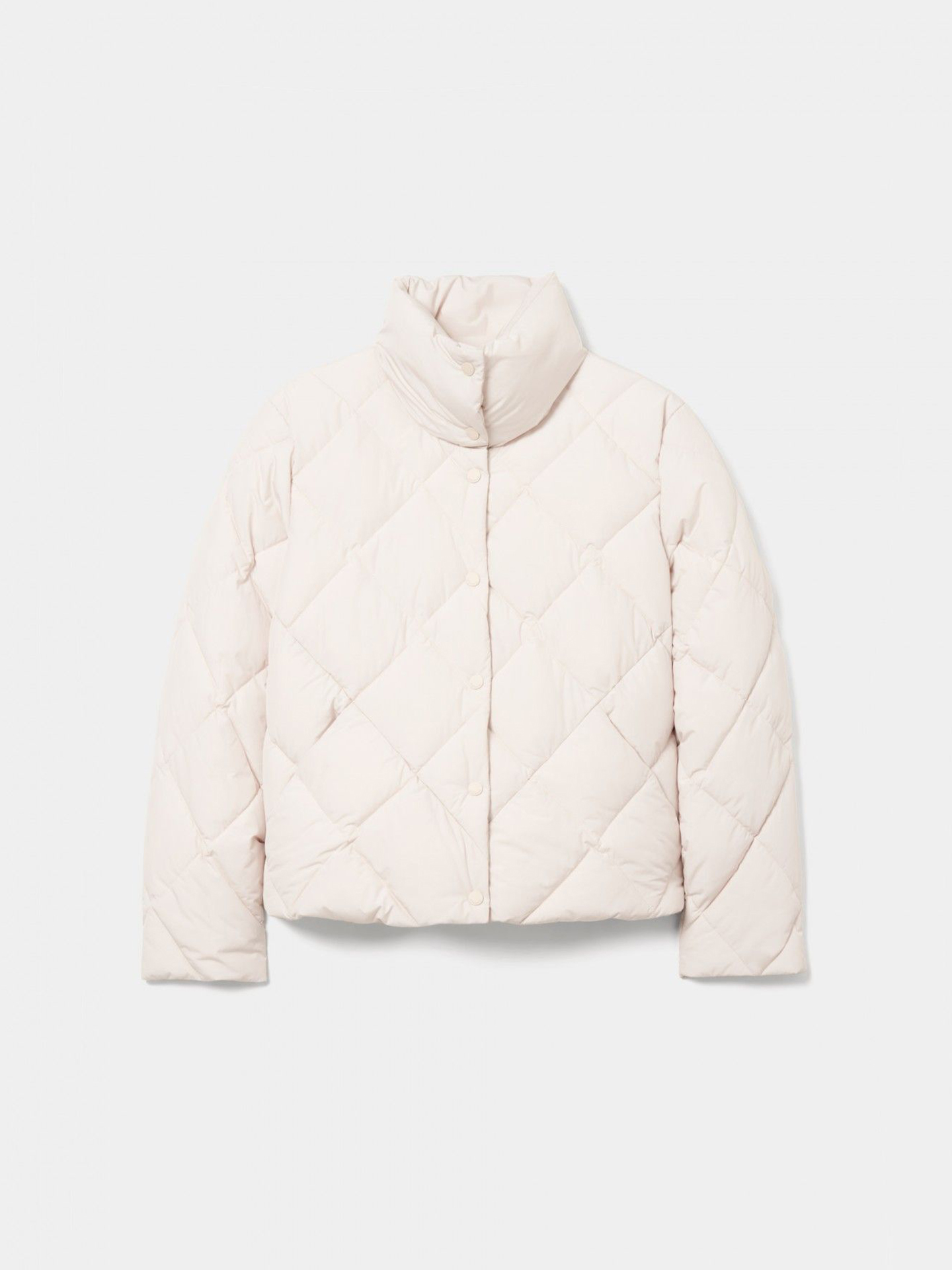 Blusão Acolchoado com Gola Alta