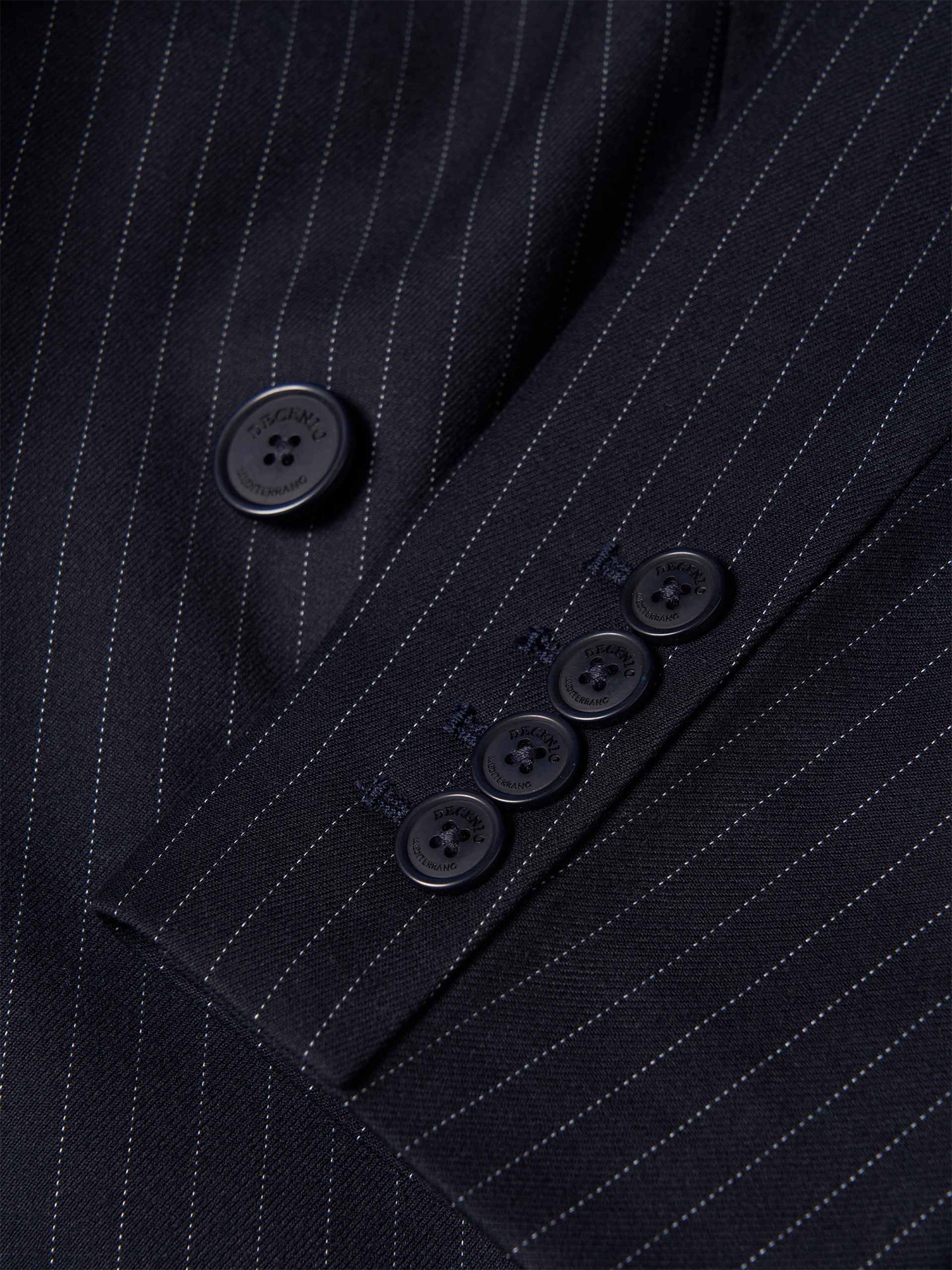 Blazer com Padrão de Riscas