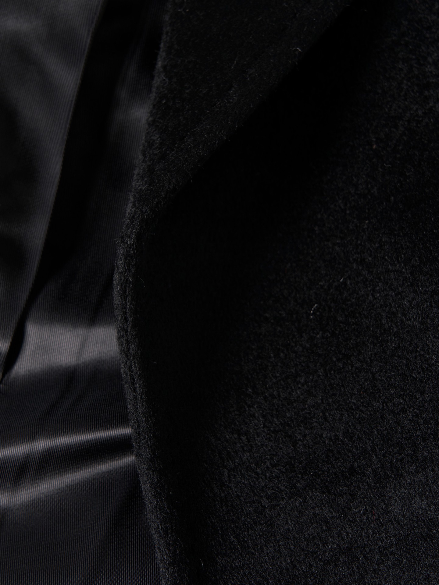 Casaco Comprido de Lã com Cinto