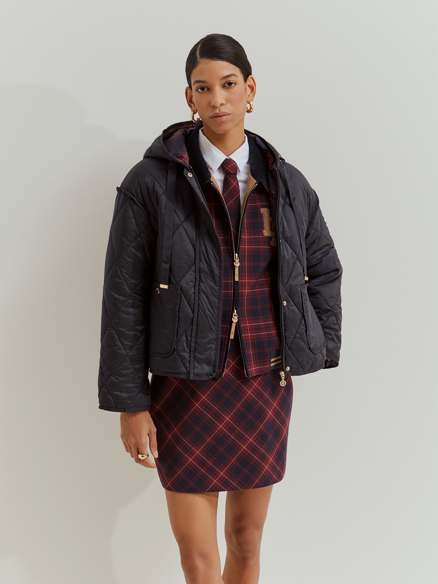 Casaco Acolchoado com Capuz