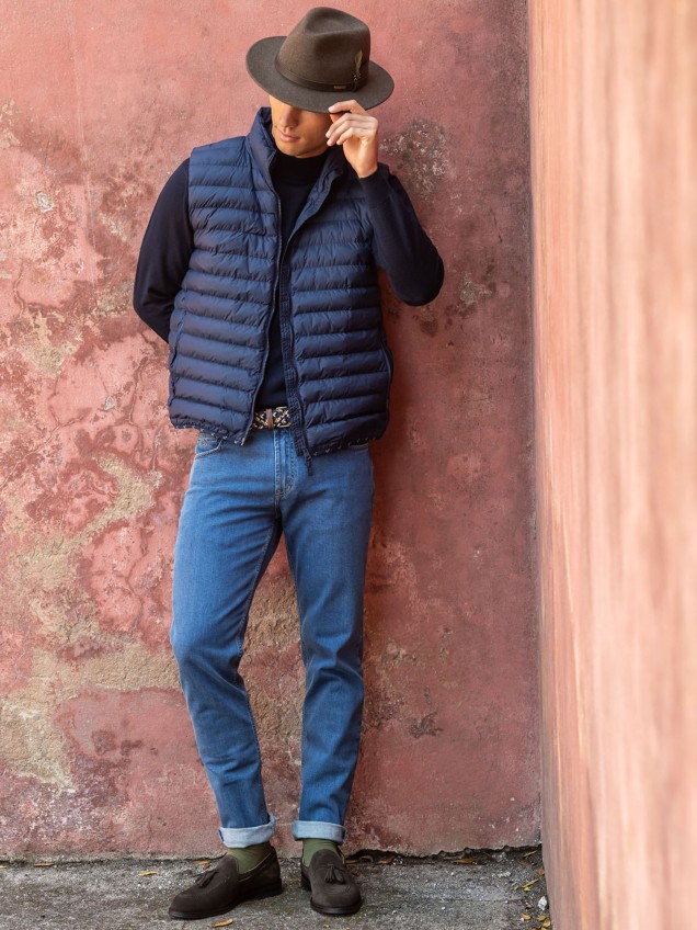 Calças de Ganga Straight Fit