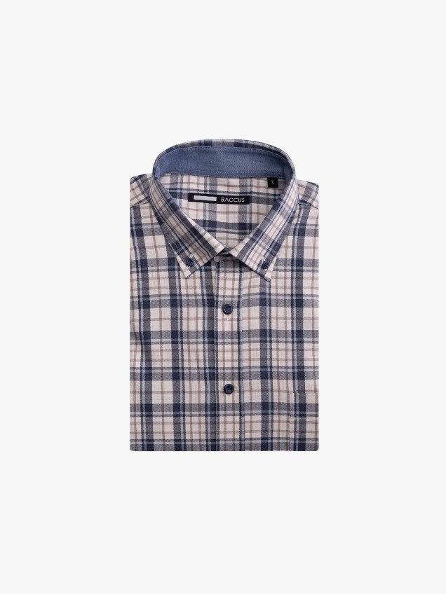 Camisa Regular Fit ao Xadrez