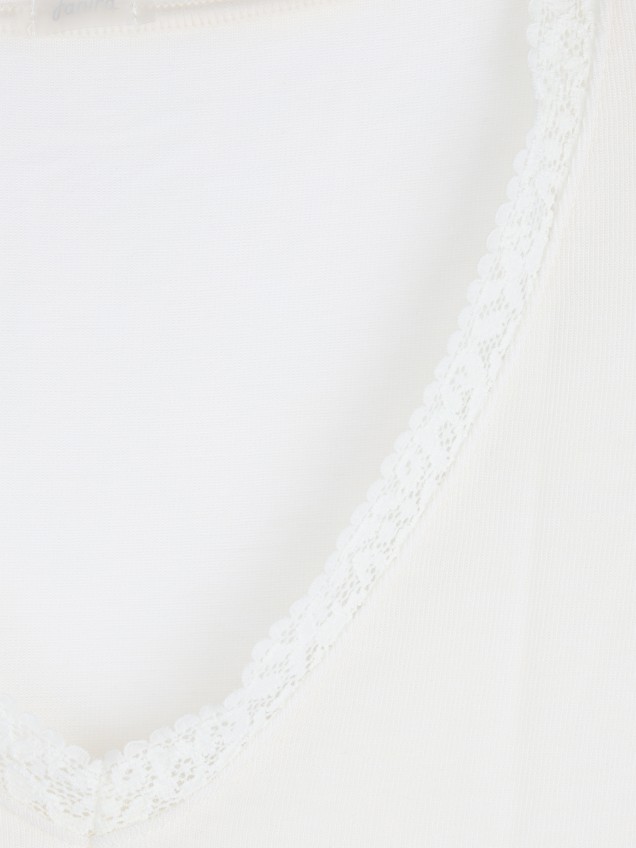 Camisola Interior com Decote em V
