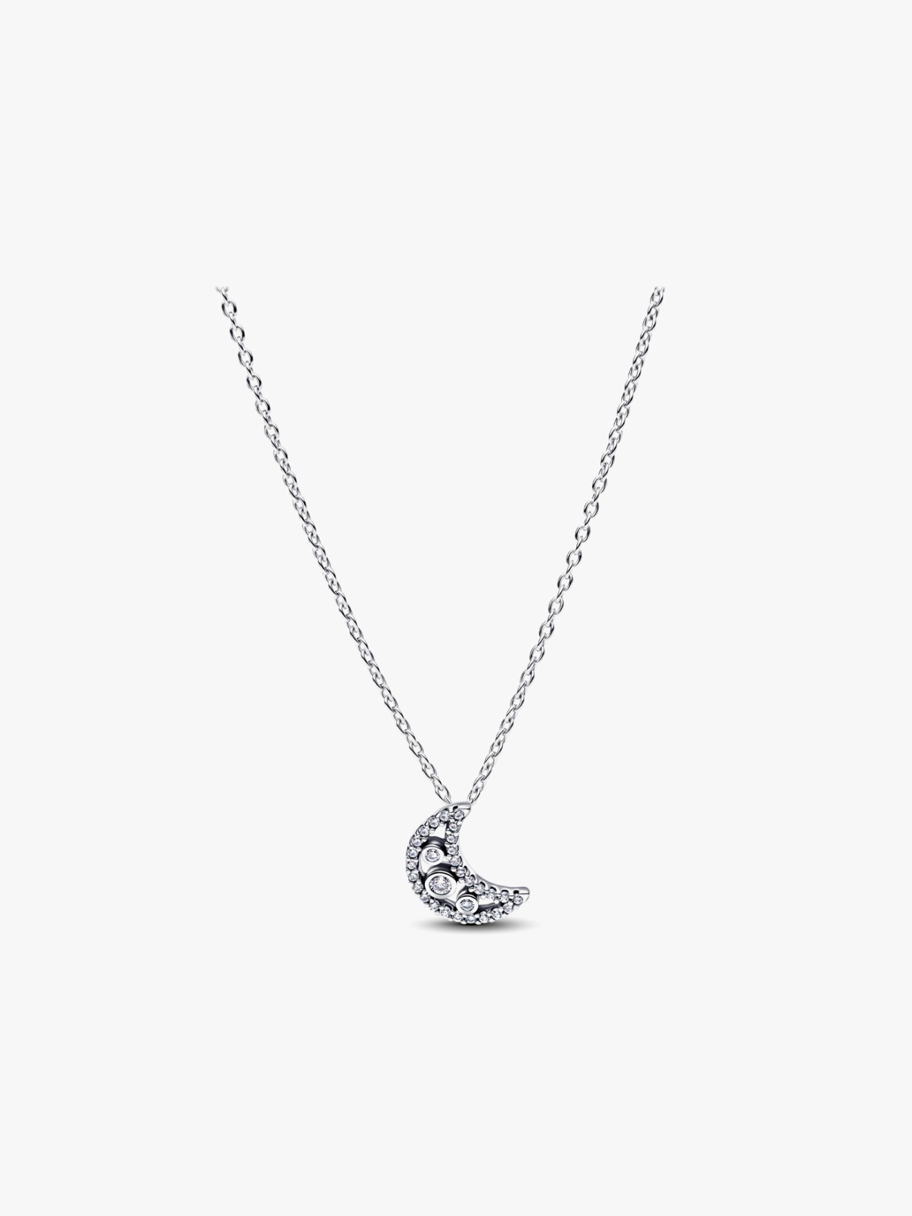 Colar Pendente Lua Crescente