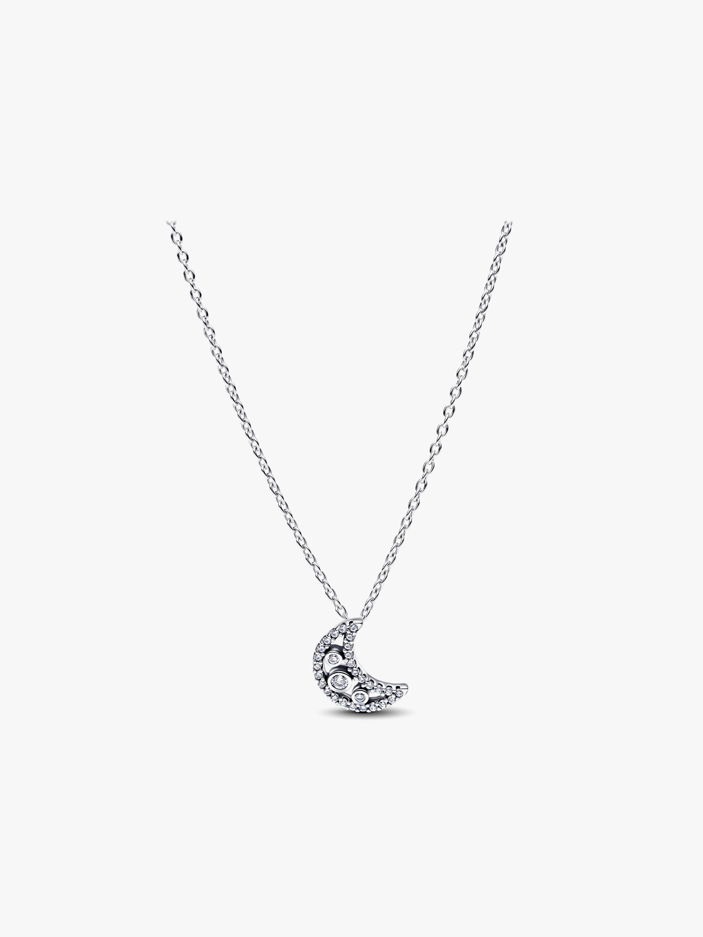 Colar Pendente Lua Crescente