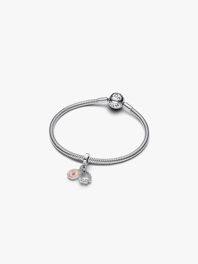 Conta Pendente Dupla Infinito Opalescente