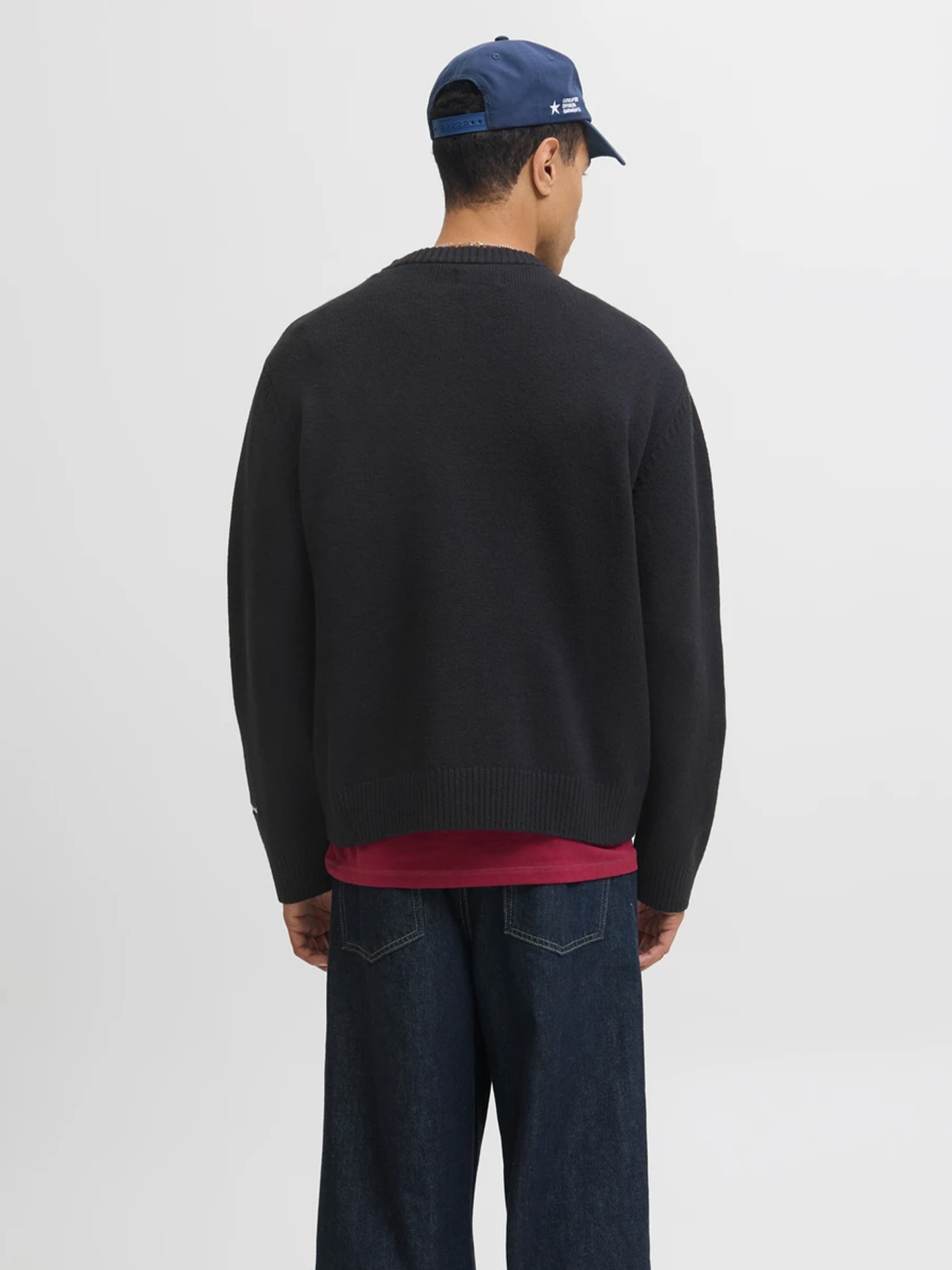 Camisola de Malha com Decote Redondo