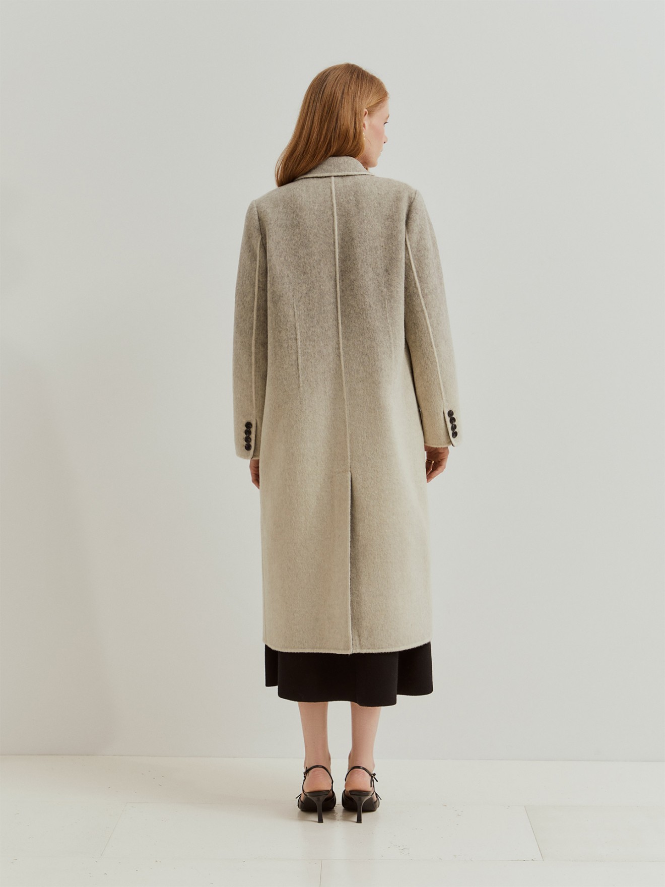 Sobretudo Comprido de Fazenda