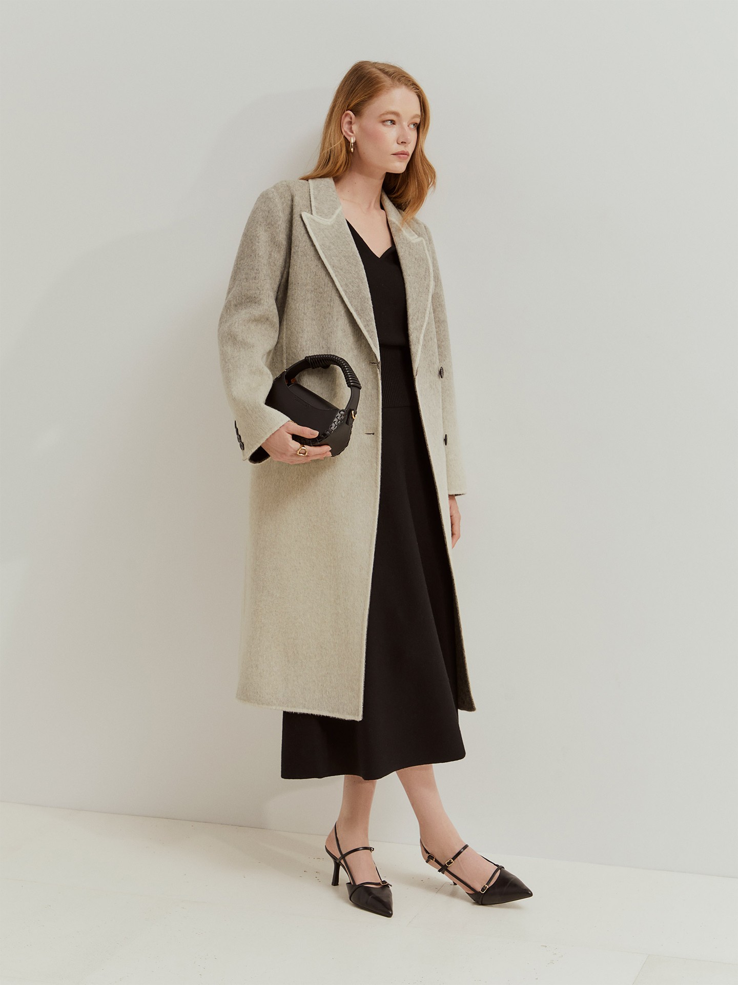 Sobretudo Comprido de Fazenda