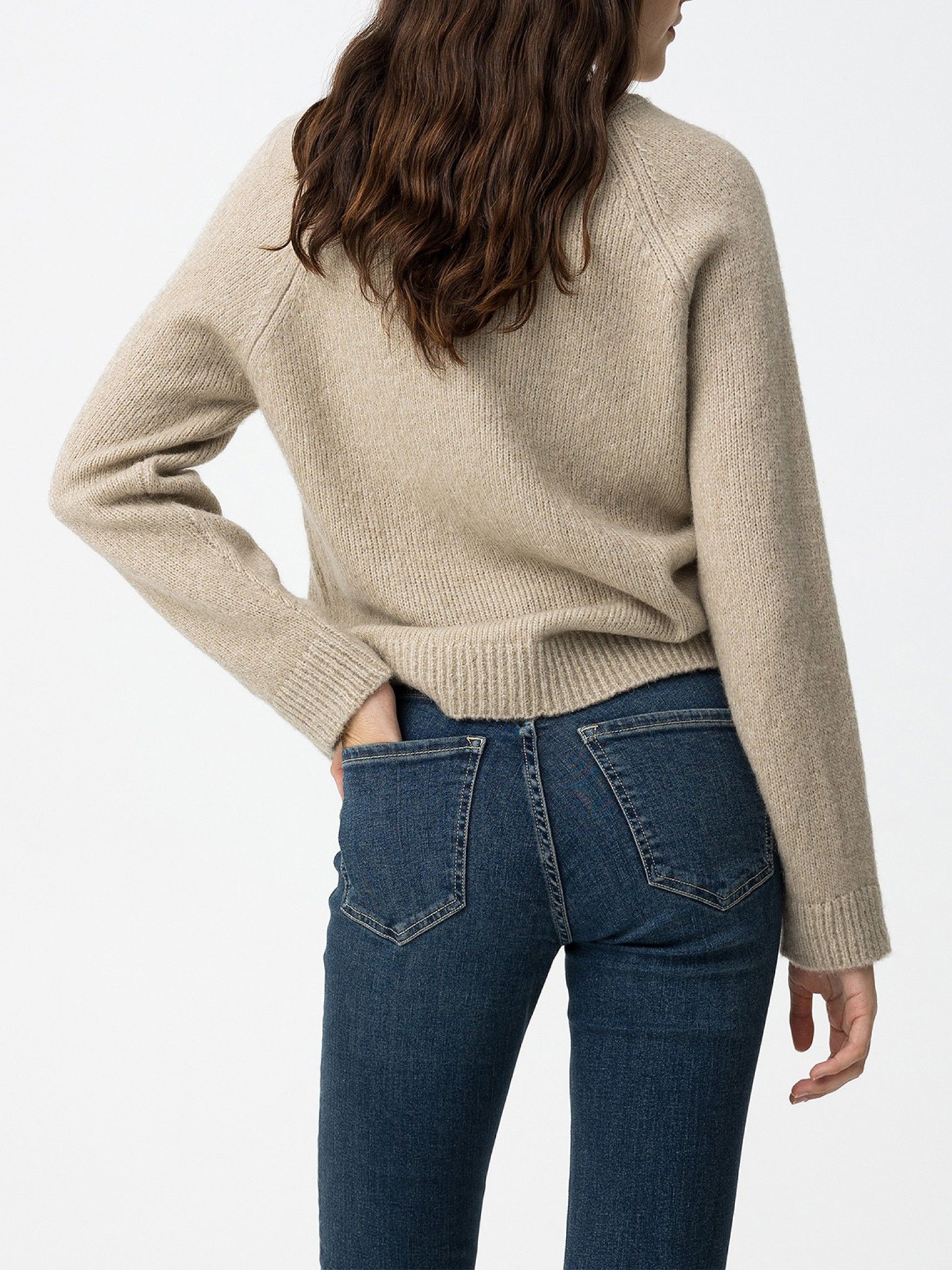 Camisola de Malha com Manga Raglan