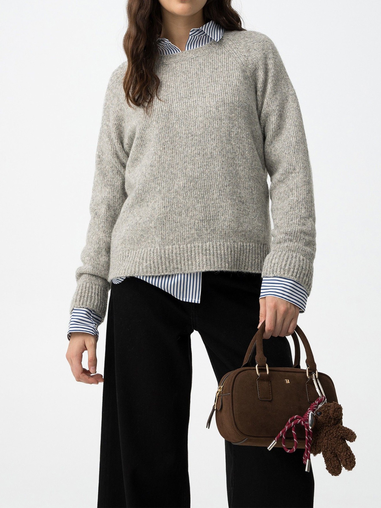 Camisola de Malha com Manga Raglan