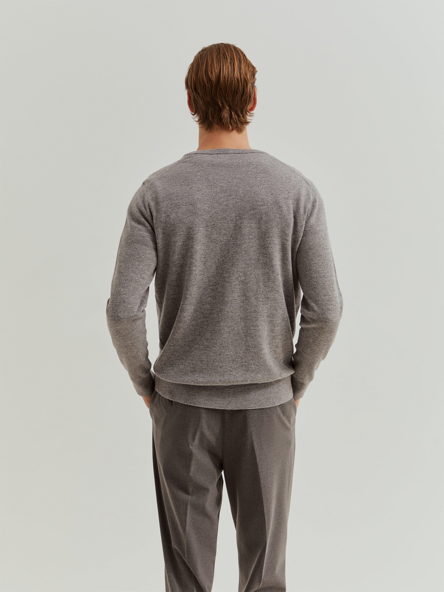 Pullover de Malha com Decote em V