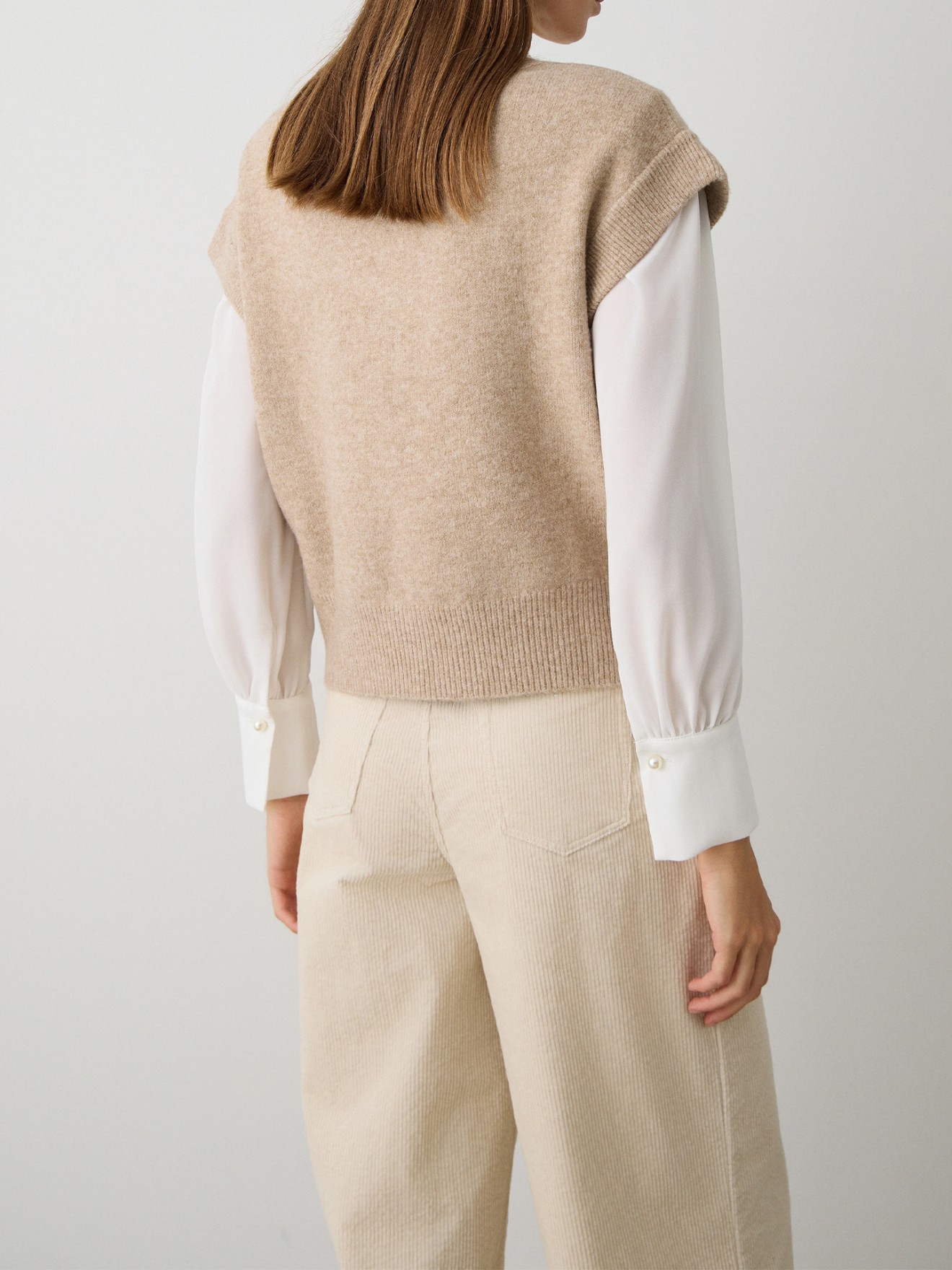 Camisola de Malha com Aplicações de Cristais