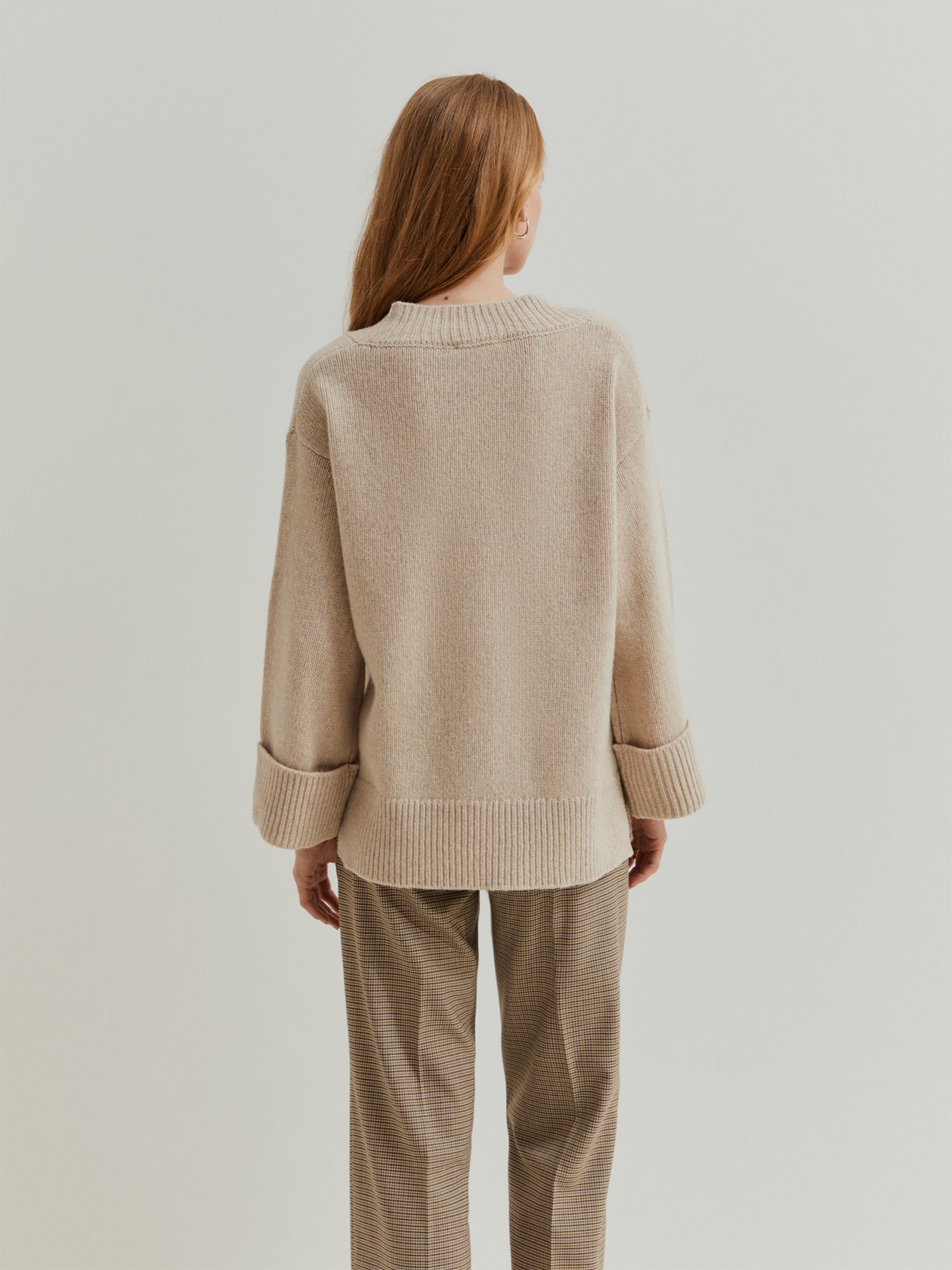 Camisola de Malha com Gola Removível