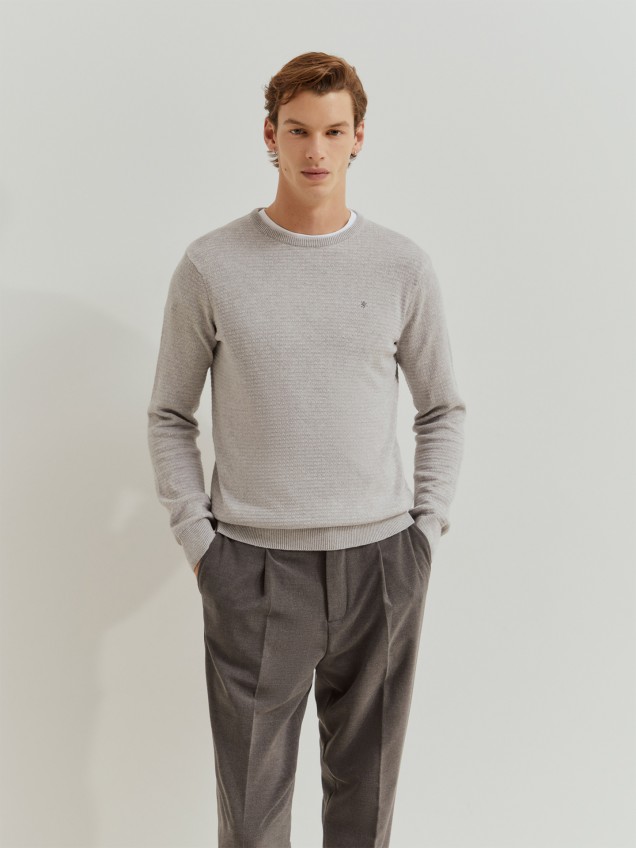 Camisola de Malha Texturizada