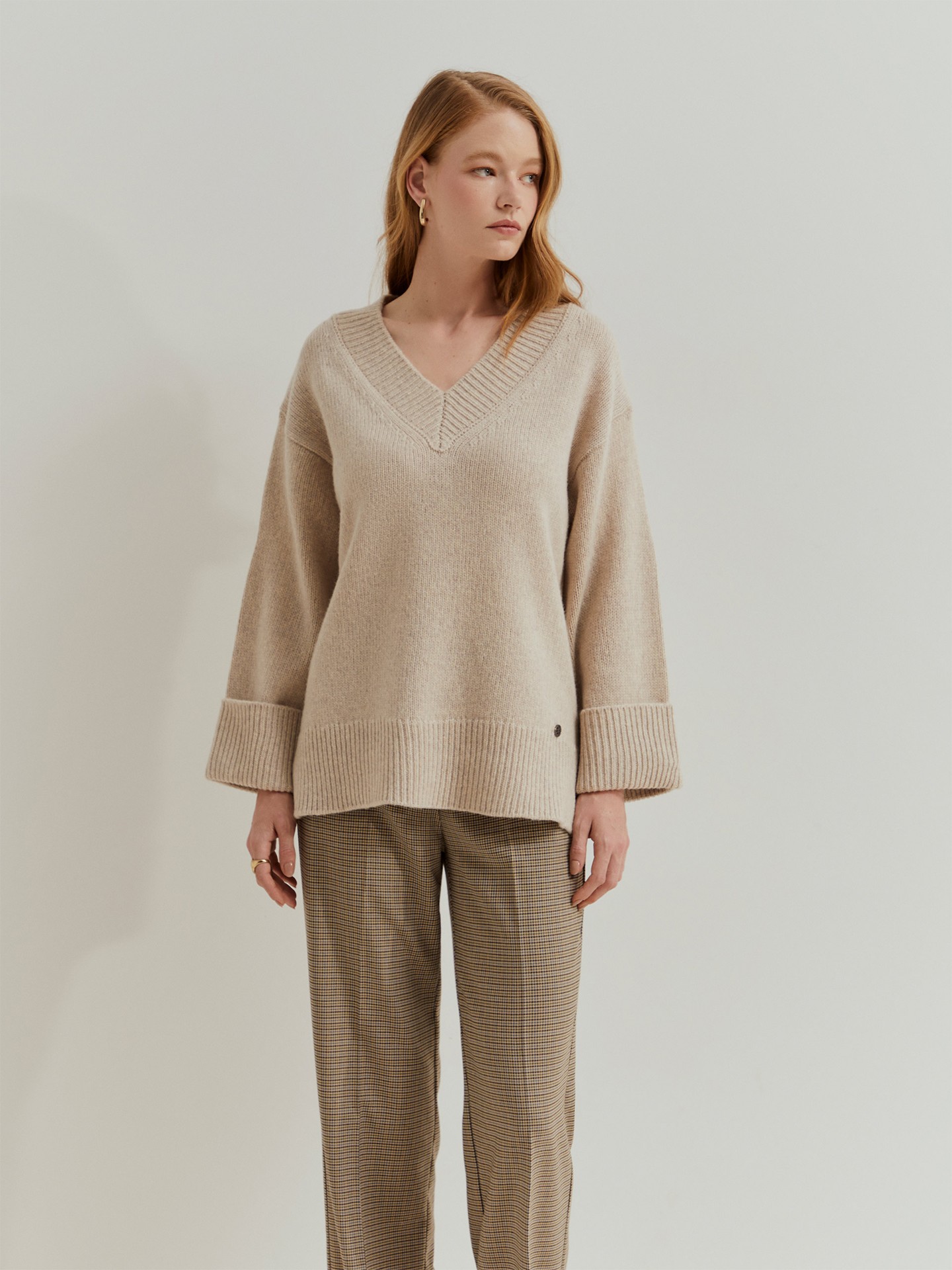 Camisola de Malha com Gola Removível