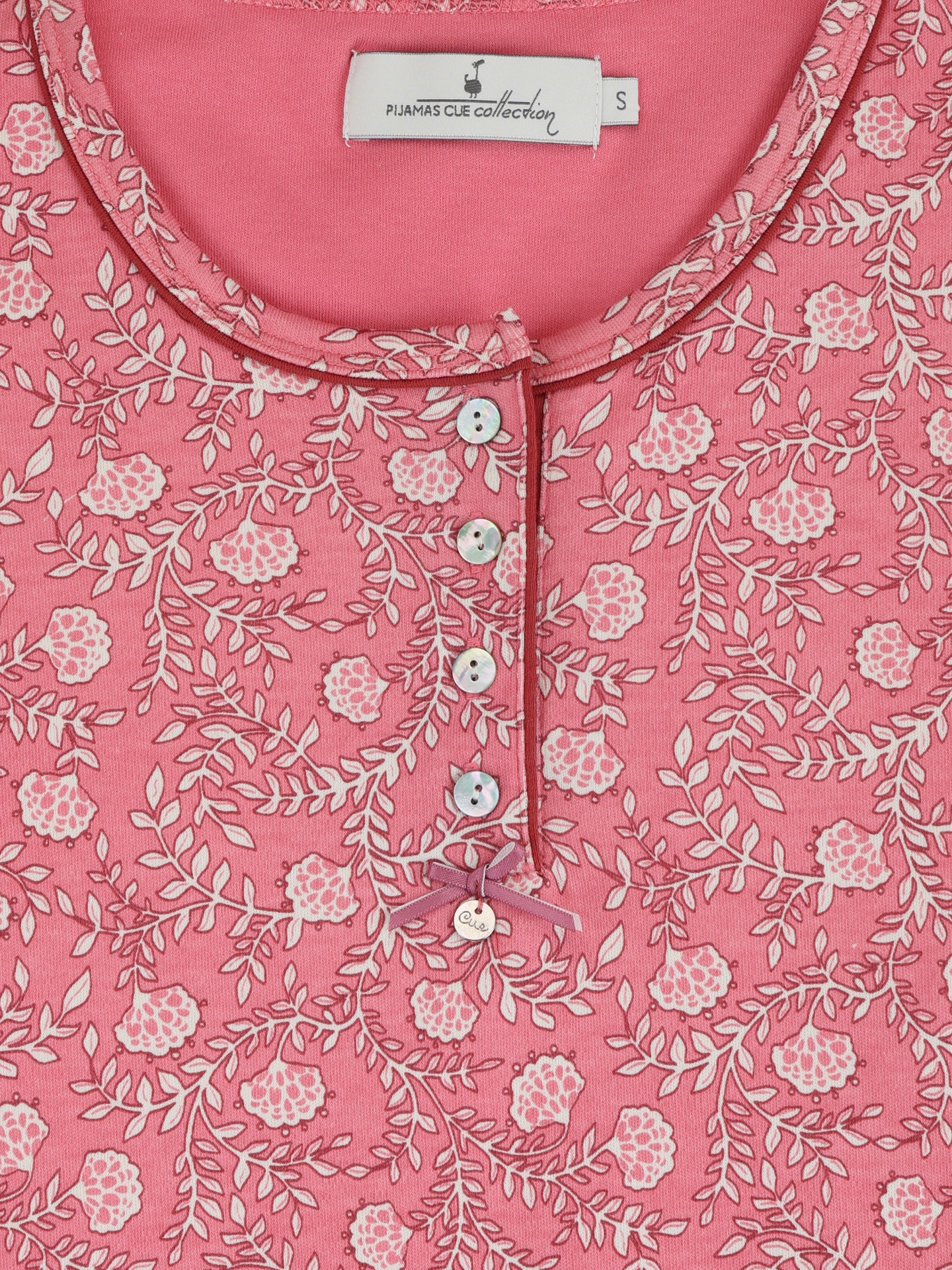 Pijama Estampado com Calças Lisas