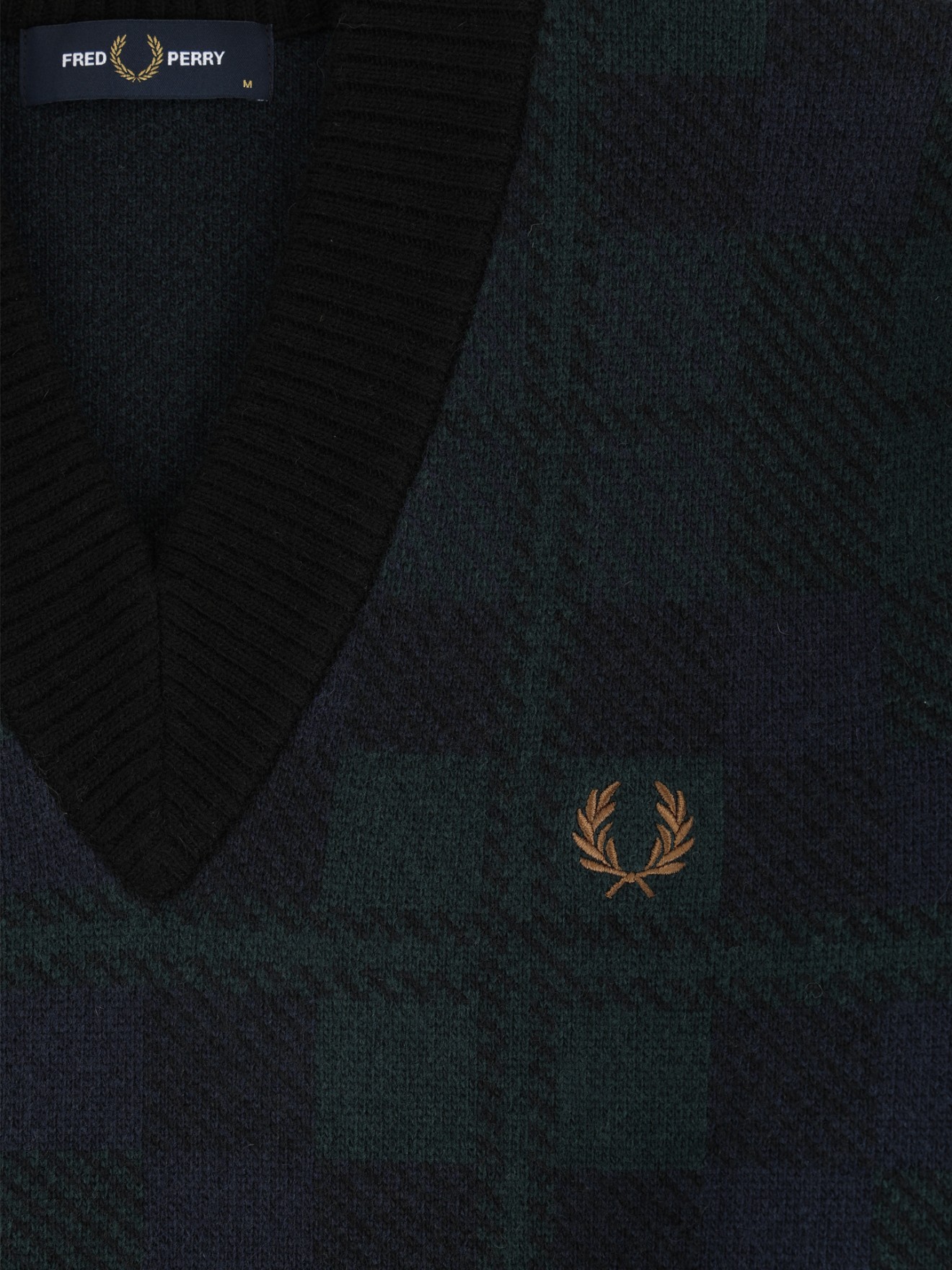 Camisola de Malha com Padrão Tartan K1554