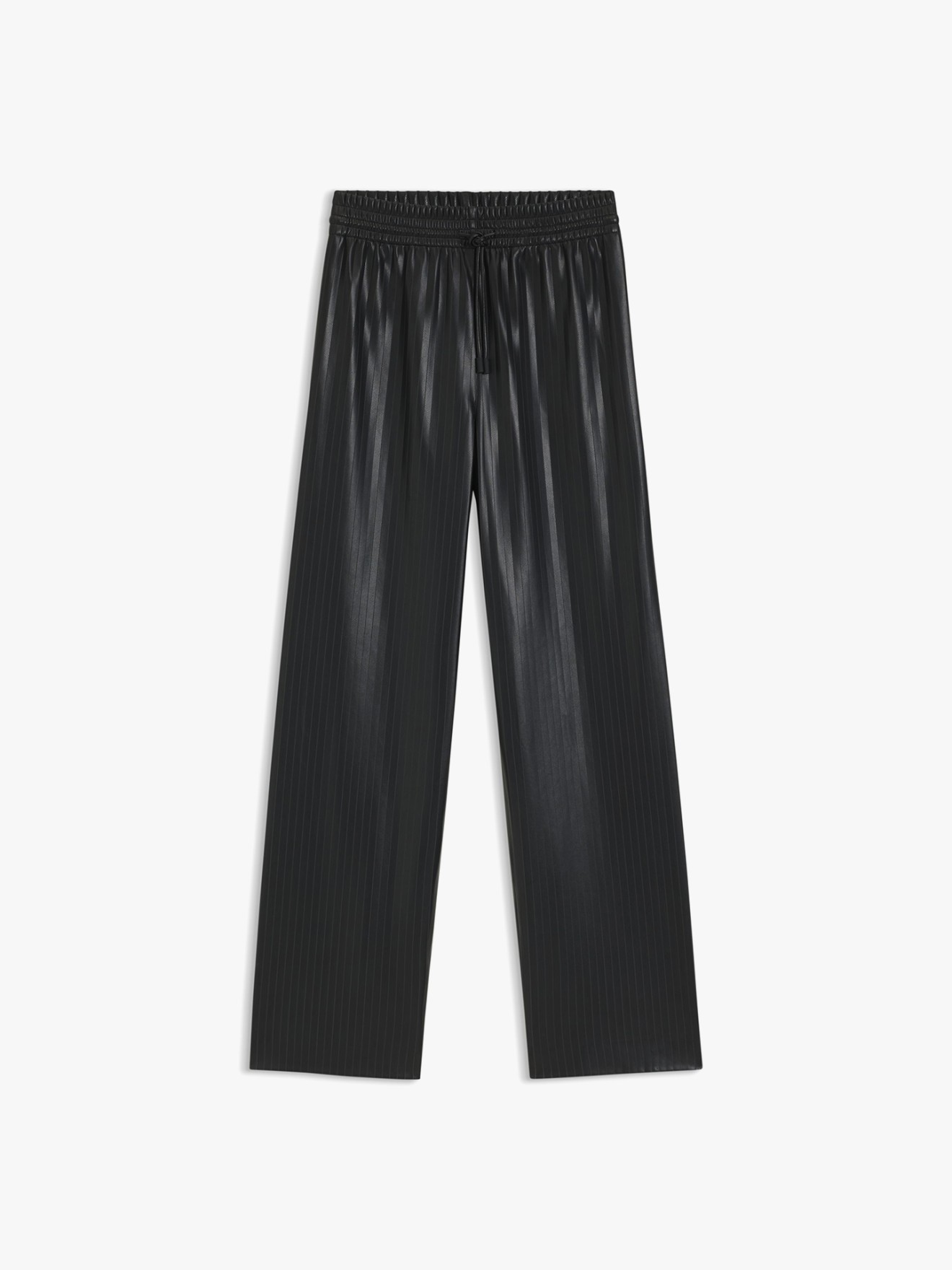 Calças Wide Leg com Riscas