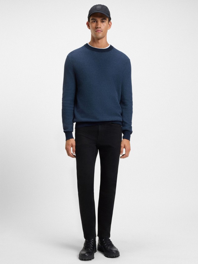 Calças de Ganga Elástica Slim Fit
