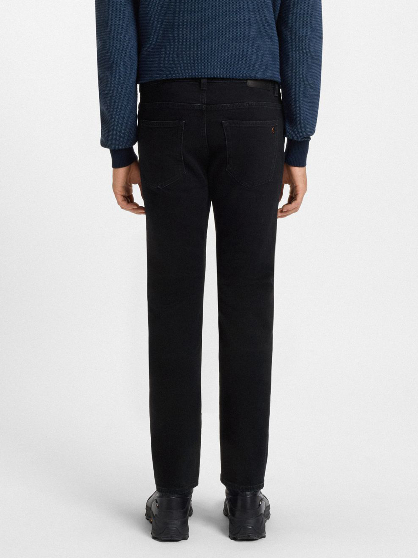 Calças de Ganga Elástica Slim Fit