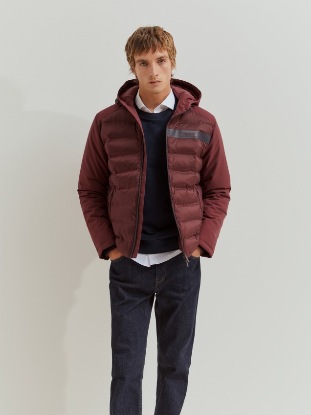 Blusão Acolchoado com Capuz