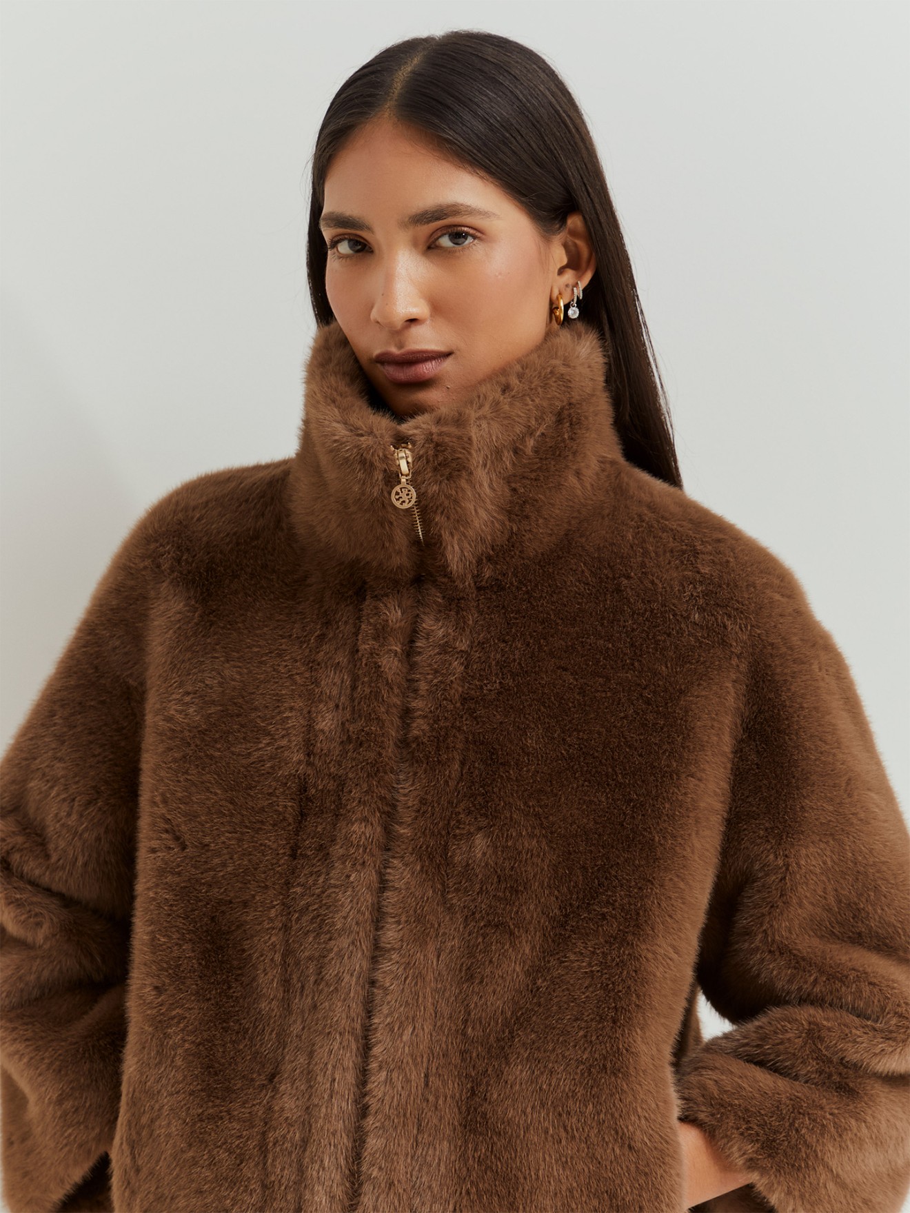 Casaco de Pelo Sinttico