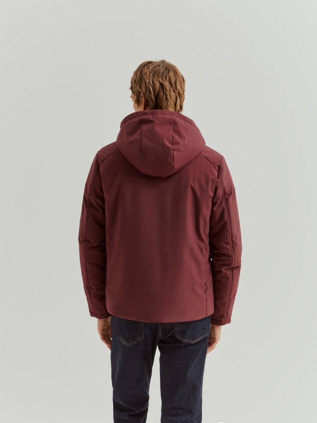 Blusão Acolchoado com Capuz