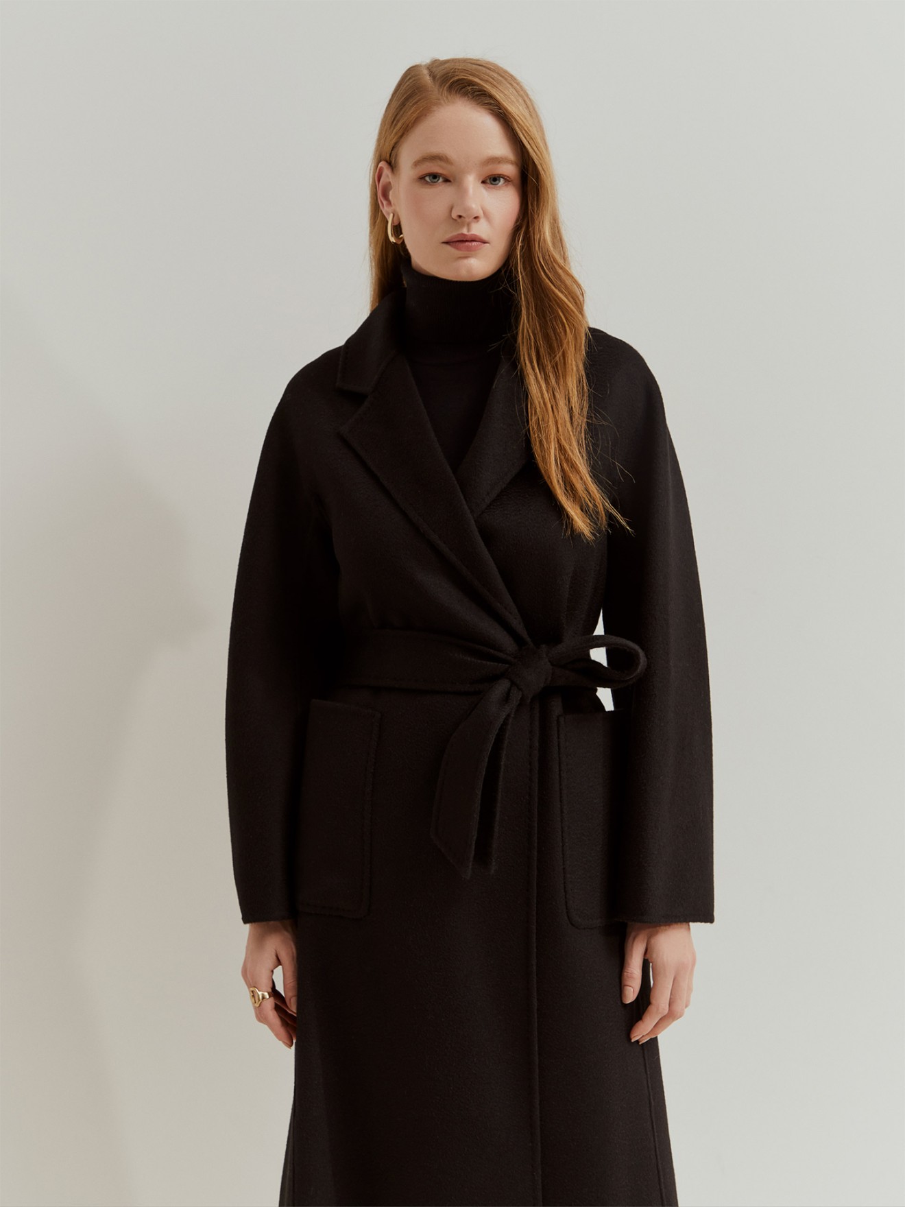 Sobretudo Comprido de Lã