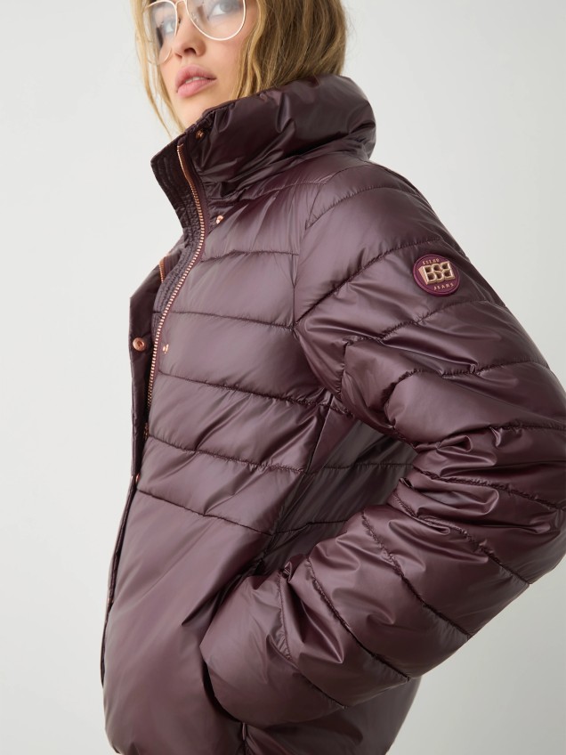 Blusão Acolchoado com Capuz