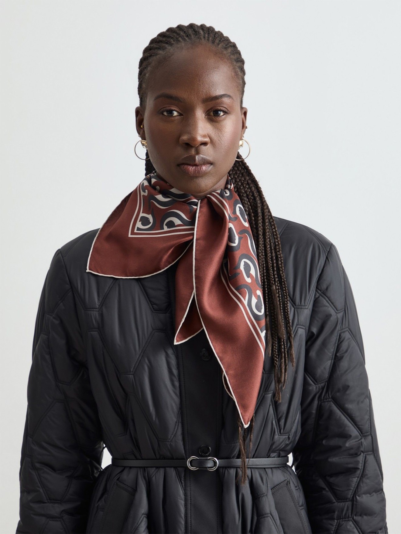 Leno Quadrado em Seda