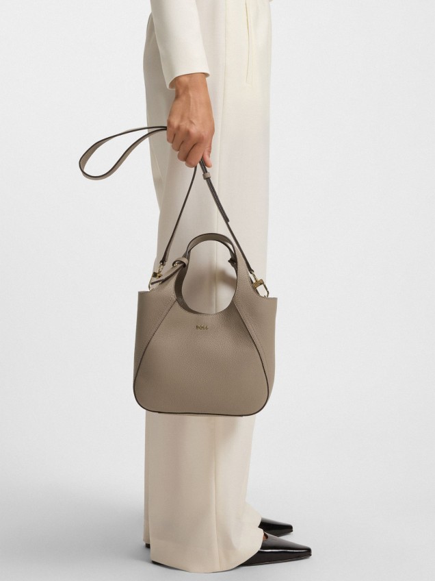 Tote Bag em Pele Granulada