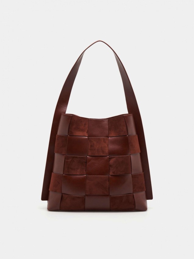 Shopping Bag com Padrão em Relevo