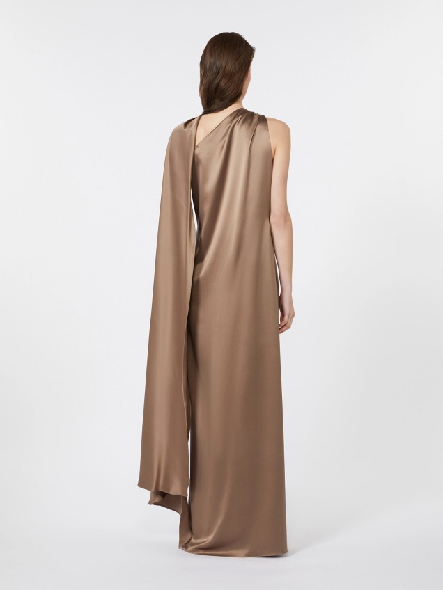 Vestido Comprido de Cetim Radura