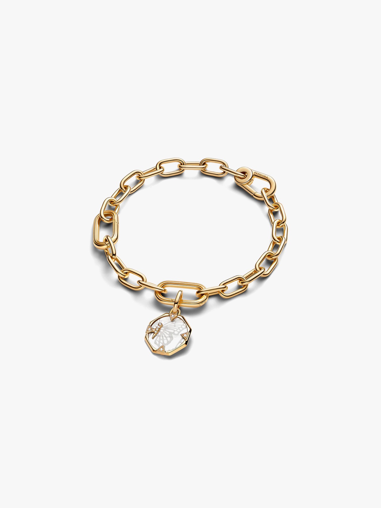 Conta Medalho Borboleta Perolada