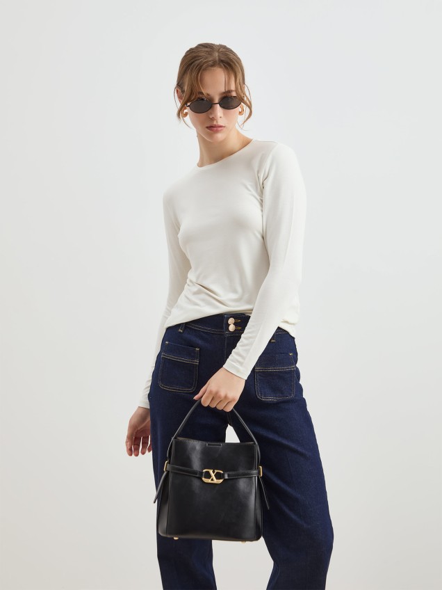 Camisola Básica de Manga Comprida