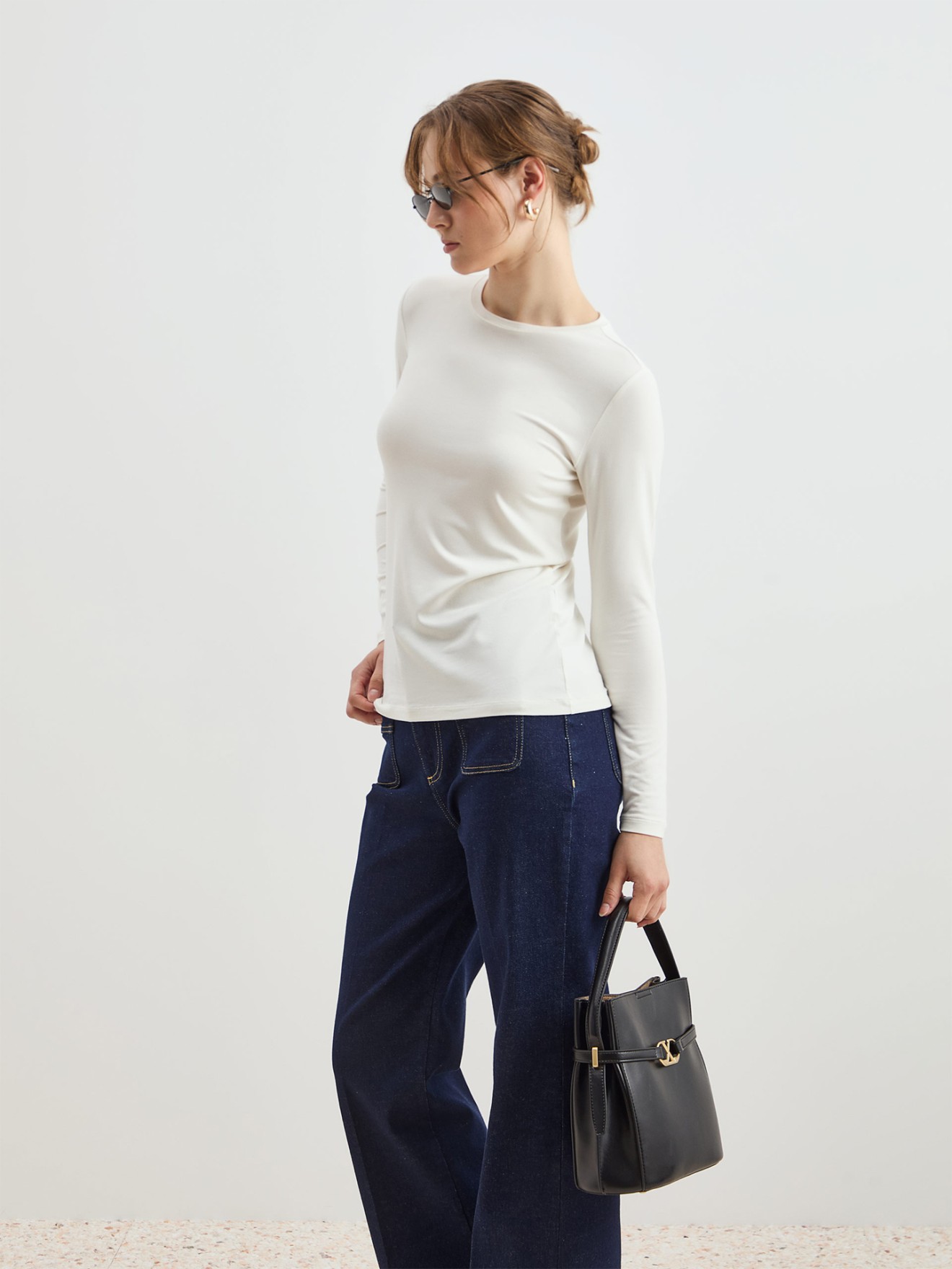 Camisola Básica de Manga Comprida