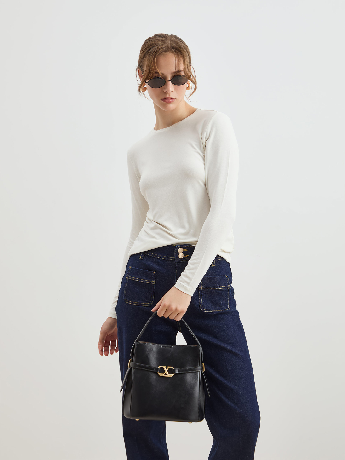 Camisola Básica de Manga Comprida