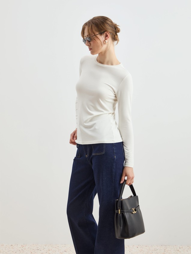 Camisola Básica de Manga Comprida