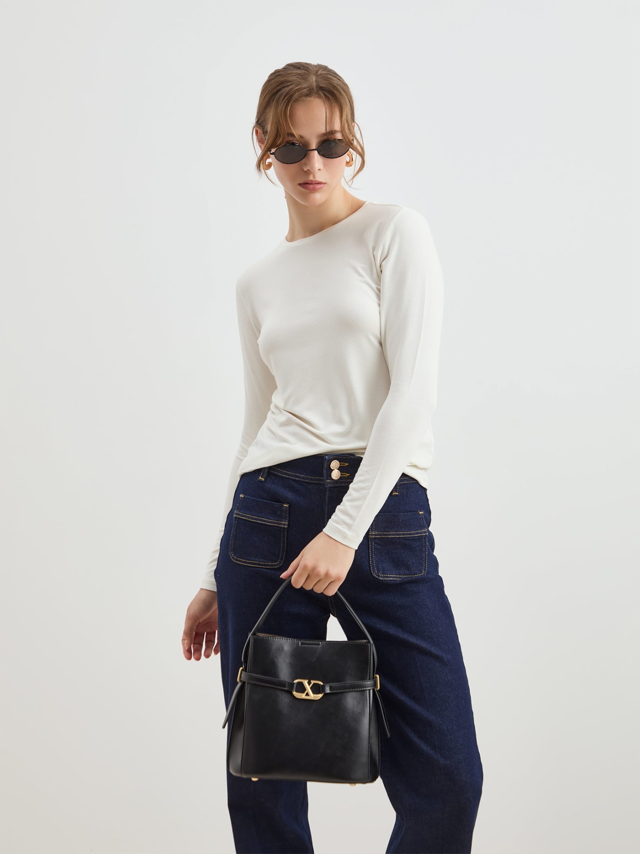 Camisola Básica de Manga Comprida