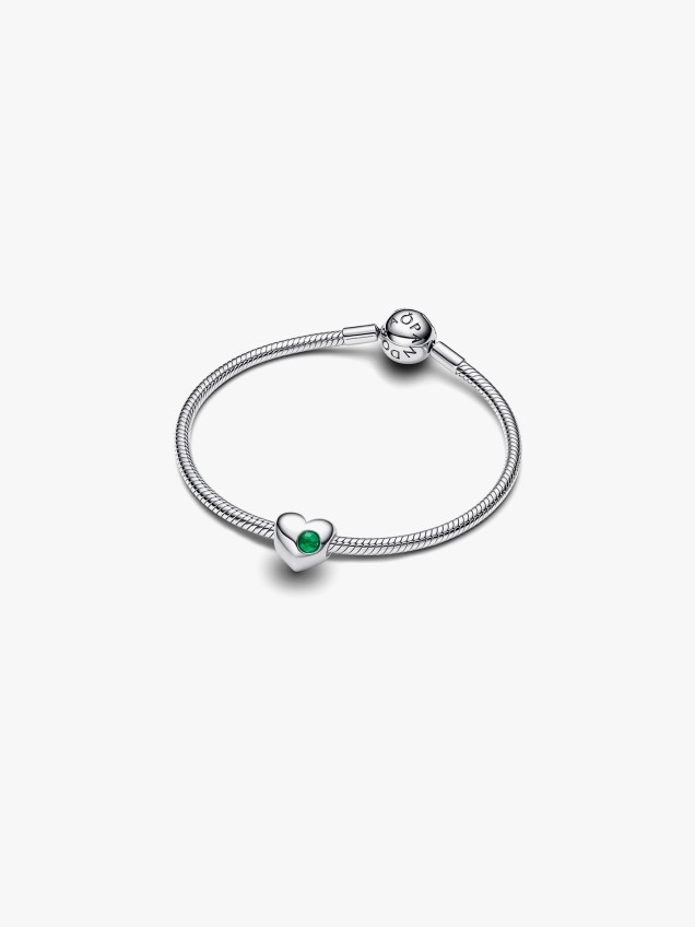 Conta Coração Pedra Gravável