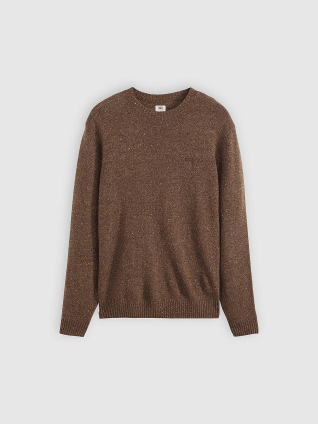 Camisola de Lã com Gola Redonda