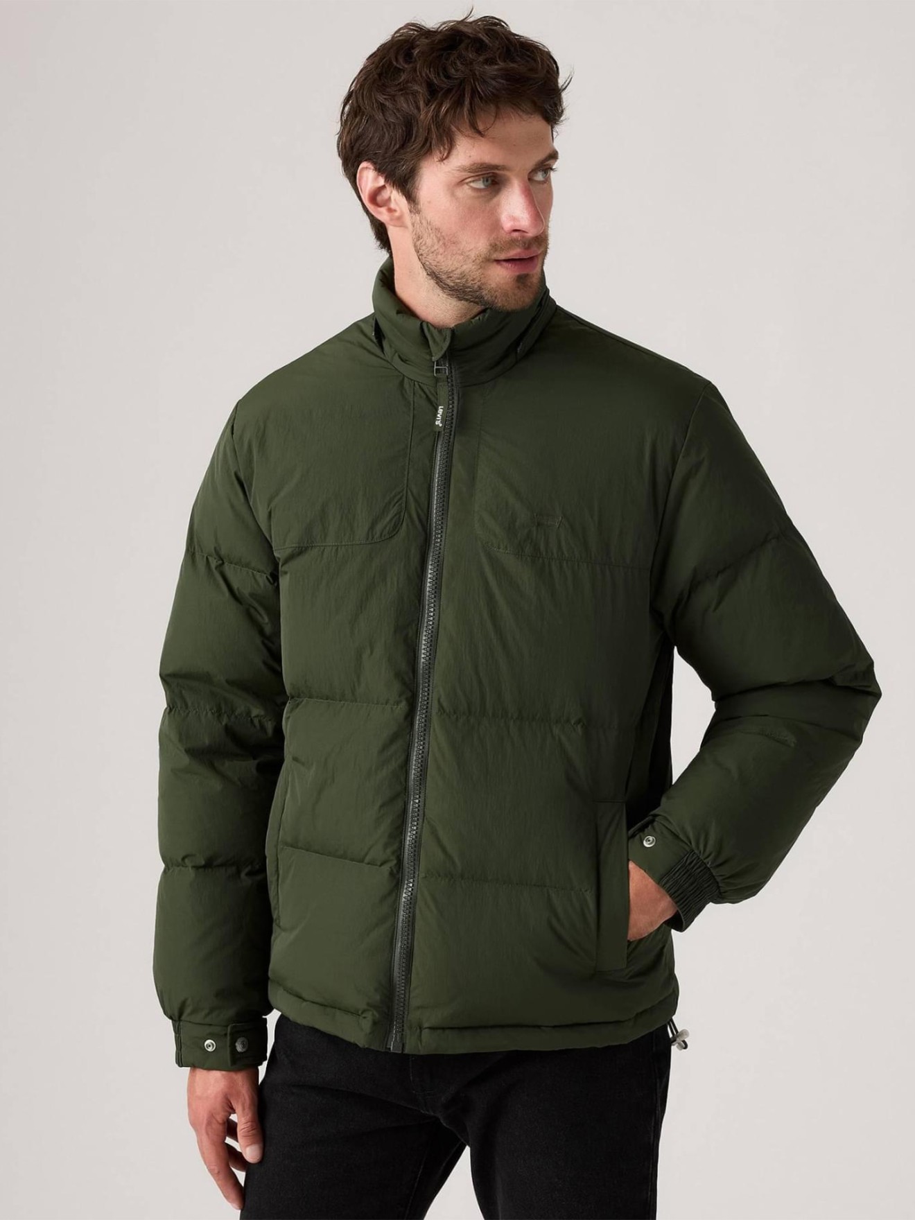 Blusão Acolchoado com Capuz