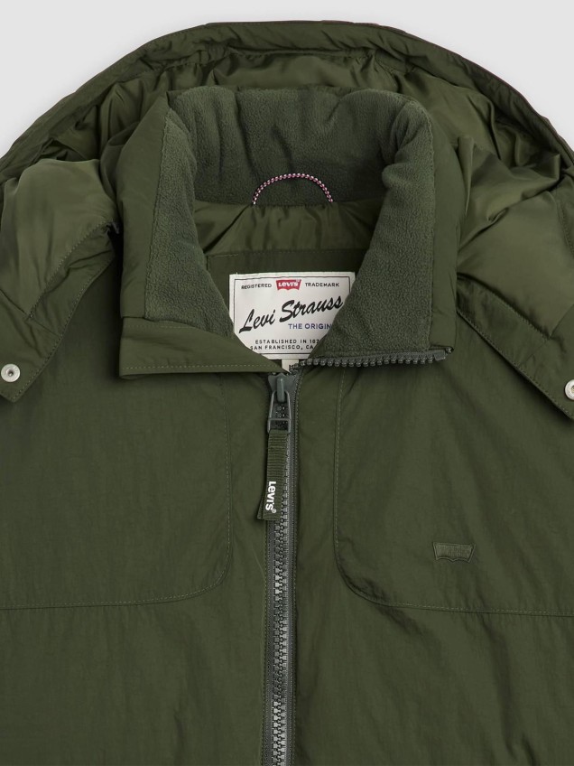 Blusão Acolchoado com Capuz