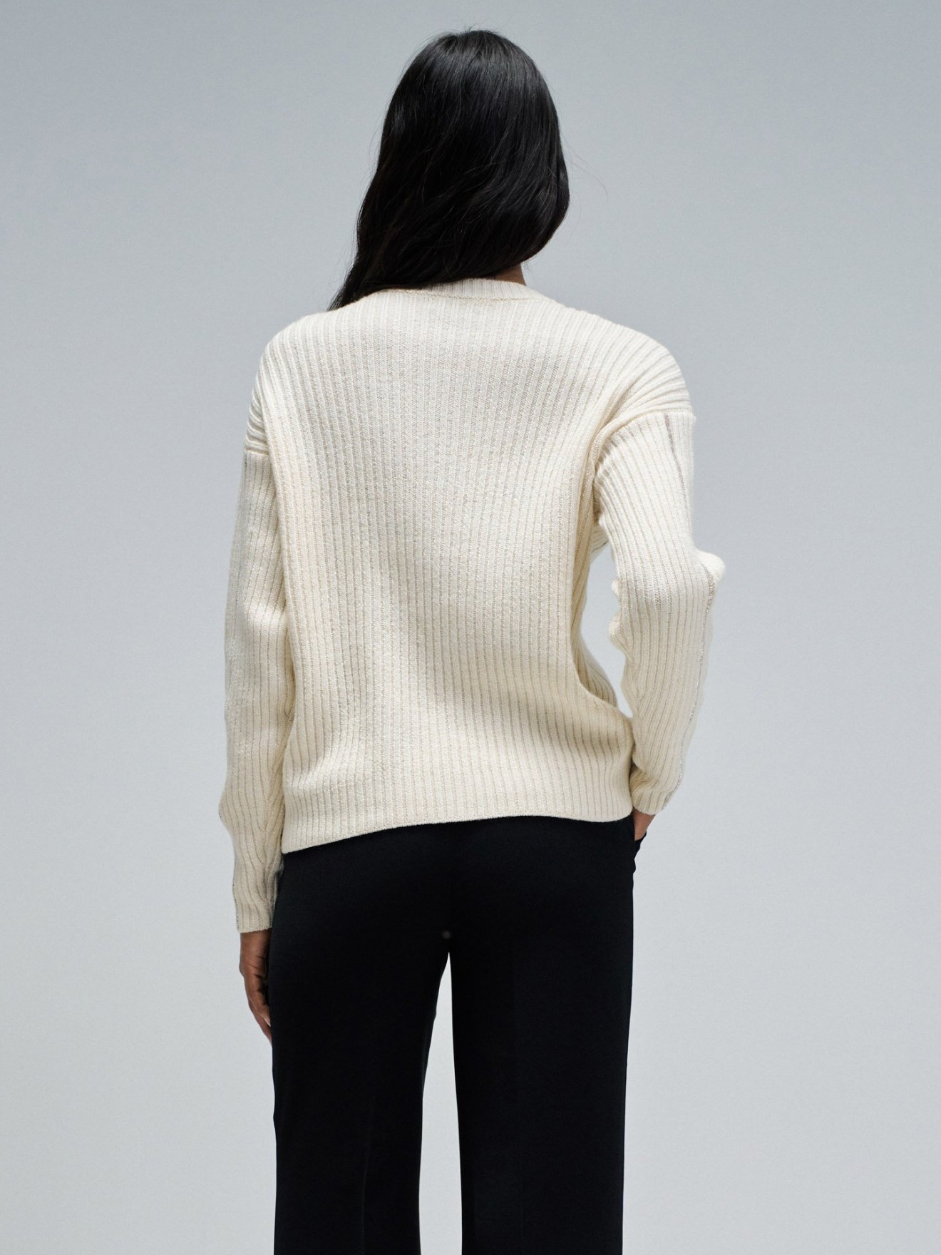 Camisola de Malha Canelada